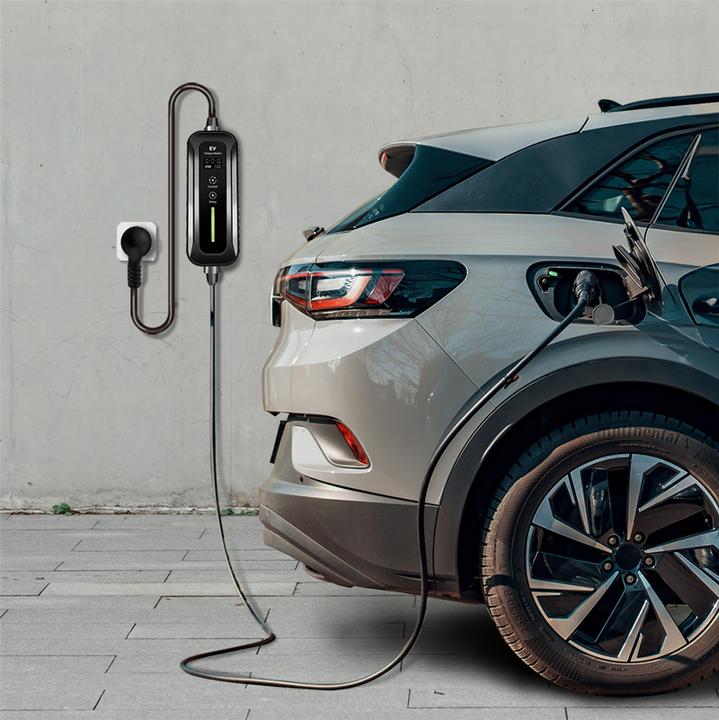 Immagine prodotto LogiLink Stazione di ricarica mobile per veicoli elettrici (Tipo 2, 3.70 kW, 16 A, CEE 7/7)