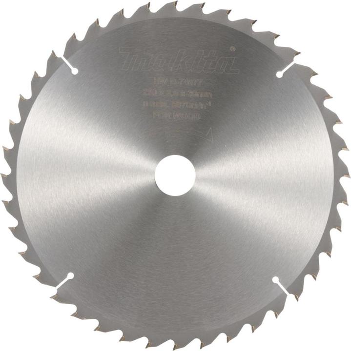 Immagine prodotto Makita D-74077 Sega in metallo duro 260 x 2,6 x 30 mm 15° T40 legno standard
