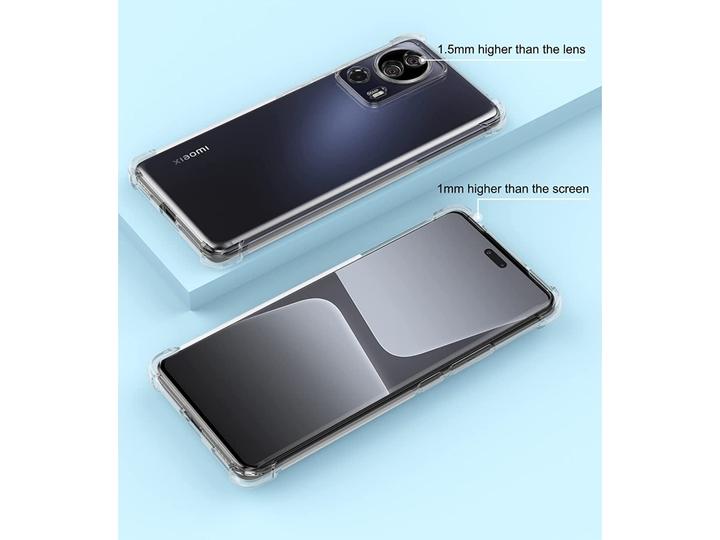 Actual product image Screenguard Xiaomi 13 Lite Case Crystal Soft Airbag Bumper (Xiaomi 13 Lite)