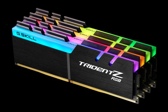 Actual product image G.Skill Trident Z RGB (for AMD) (4 x 8GB, 3200 MHz, DDR4-RAM, DIMM)