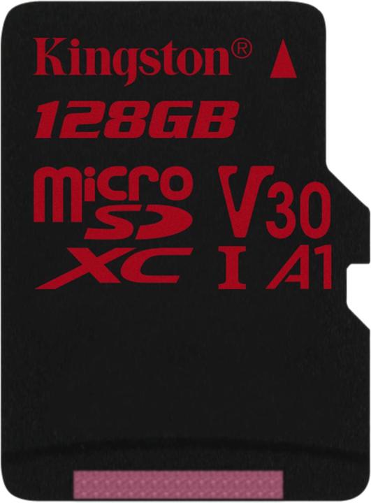 Kingston La toile réagit au microSDXC (128 Go, microSDXC, U3, UHS-I)