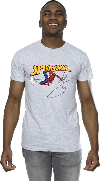 Image du produit - T-shirt SPIDER-MAN WITH A BOOK - Homme (S)