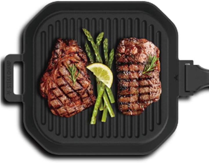 Produktbild Steakchamp Grillpfanne (26 cm, Grillpfanne, Gusseisen)