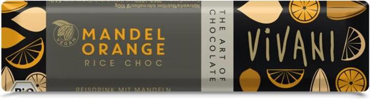 Produktbild Vivani Mandel Orange Rice Choc Riegel Bio (35 g)