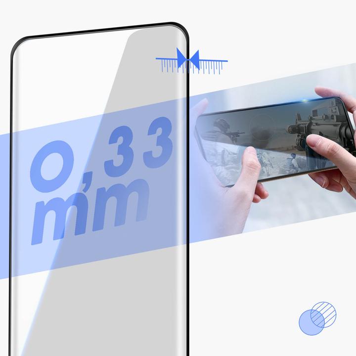 Produktbild Dux Ducis Displayschutzfolie aus Glas, 9H Glasfolie (1 Stück, Realme 11 Pro)