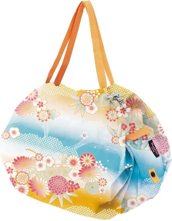 Shupatto Medium Foldable Shopping Bag - Nagare Gumo