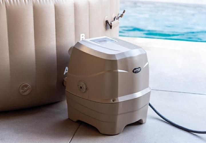 Immagine prodotto Intex PureSpa Bubble Massage Idromassaggio gonfiabile Ø196 x 71 cm - Sahara Tan