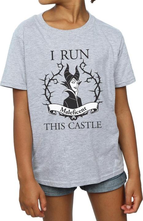 Image du produit Maleficent - T-shirt RUN THIS CASTLE - Fille (152, 158)