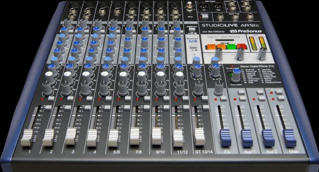 Actual product image PreSonus StudioLive AR12c (Studio- and Livemixer)