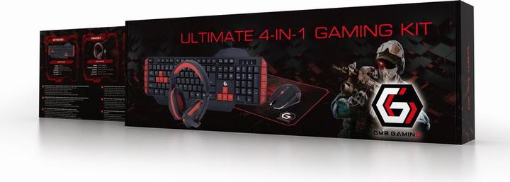 Actual product image Gembird GGS-UMG4-02 Keyboard USB QWERTY US English (US, Cable)