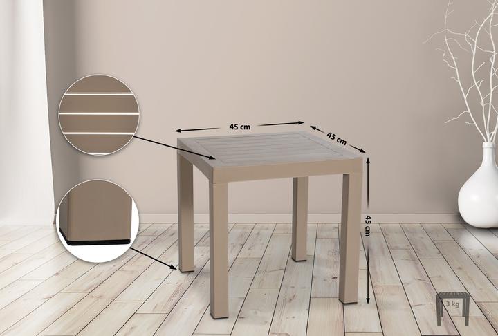 Image du produit CLP Table d'appoint Ocean, taupe