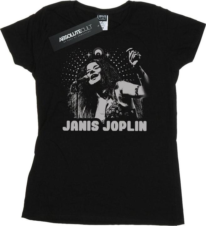 Actual product image Janis Joplin Womens/Ladies Spiritual Mono Cotton T-Shirt (M)