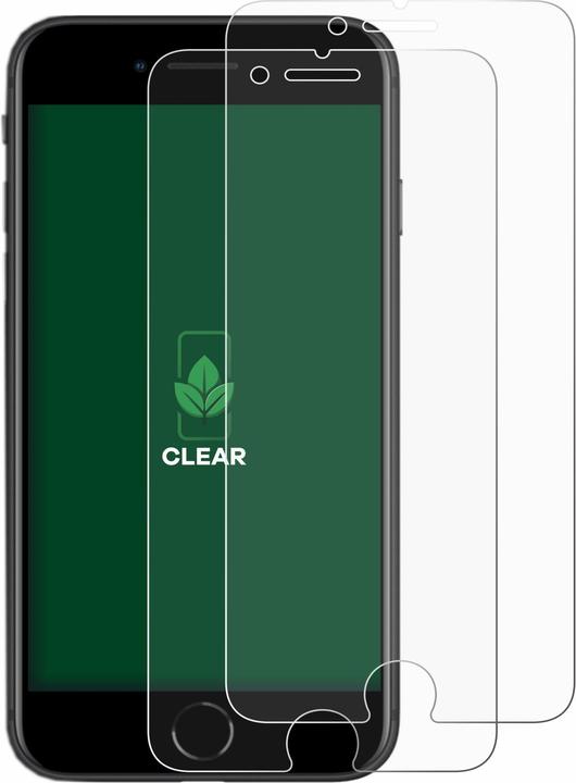 Productafbeelding ScreenLeaf Beschermfolie duurzame screenprotector screenprotector folie helder transparant (2 Stuk, Apple iPhone SE (2e generatie))
