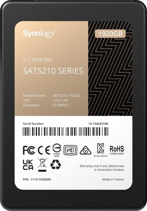 Produktbild Synology SAT5210-1920G (1920 GB, 2.5")