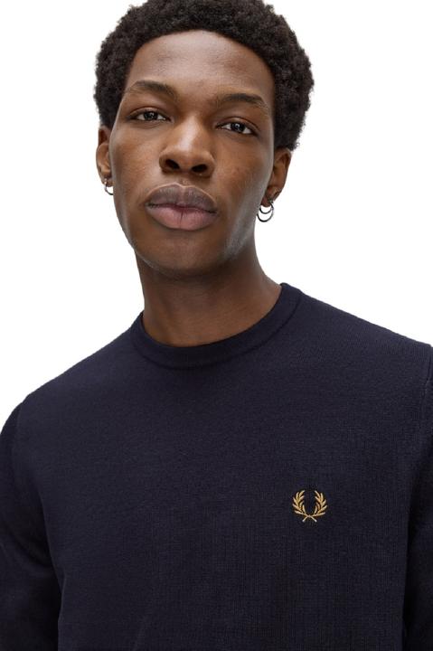 Produktbild Fred Perry Classic Crew Neck Jumper Navy (L)