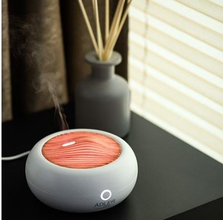Image du produit Adler AD 7969 USB Diffuseur d'arôme ultrasonique 3en1, Blanc (70 ml)