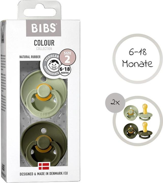 Produktbild Bibs Schnuller, 2er Pack (2 x, 6 - 18 Monate)