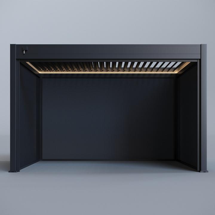 Image du produit Weide Pare-soleil pour pergola Ventaris/Seide 4m Anthracite (400 cm, 10 cm)