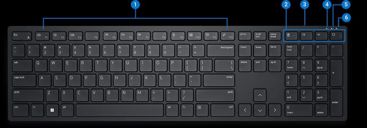 Actual product image Dell KB500 (CH, Wireless)