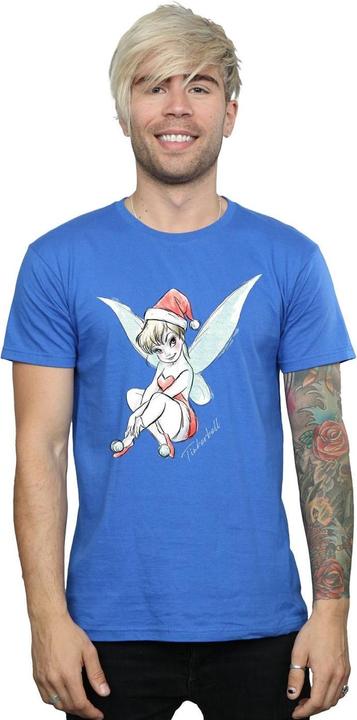 Immagine prodotto Disney Tinkerbell Christmas Fairy Maglietta Uomo (L)