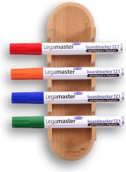 Immagine prodotto Legamaster Portapenne in legno bordo di vetro, marrone chiaro