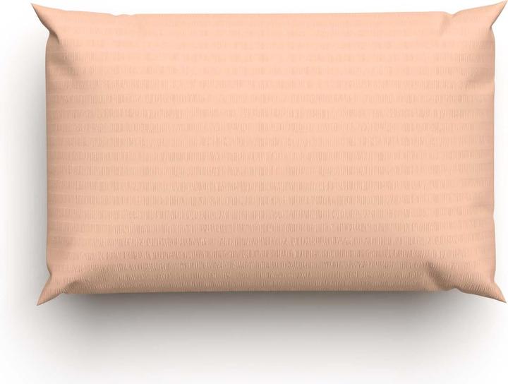 Immagine prodotto Lotus Bettwaren Biancheria da letto in raso Seersucker uni (Copricuscino, 65 x 100 cm)
