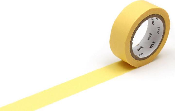 Image du produit MT Klebeband Washi Masking Tape Basic Eigelb 15mmx7m (15 mm)