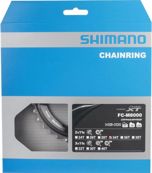 Produktbild Shimano Deore XT FC-M8000 Kettenblatt 2-fach (34)