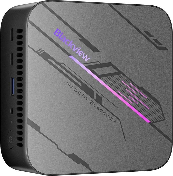 Actual product image Blackview Mini PC MP100 Ryzen 7-5700U 32GB SSD 1TB Win 11 Pro Czarny (AMD Ryzen 7 5700U, 32 GB, 1000 GB, AMD Radeon Graphics)
