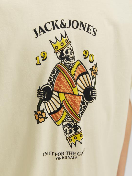 Actual product image Jack & Jones Joranatomy Skull Tee Ss Crew Neck Sn Jnr (140)