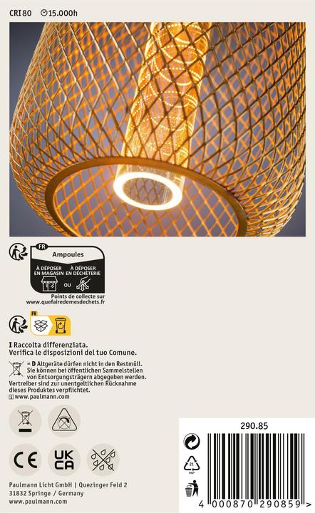 Produktbild Paulmann Metallic Glow (E27, 0.40 W, 200 lm, 1 x)