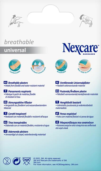Image du produit Nexcare Pansement universel respirant (20 x)