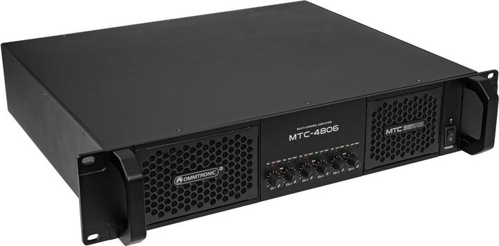 Actual product image Omnitronic MTC-4806 6-channel power amplifier