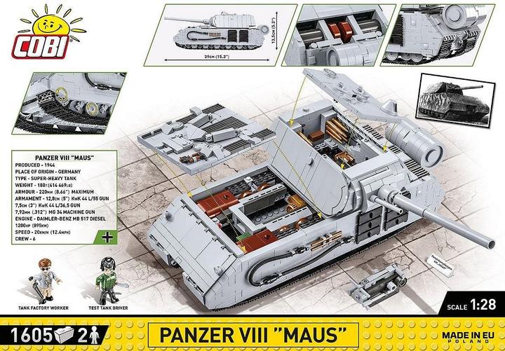 Actual product image Cobi Constructor Panzer VIII Mouse, 1