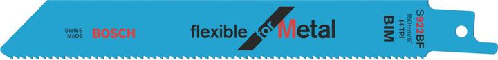 Actual product image Bosch Professional Zubehör Sabre saw blade S 922 BF, Flexible for Metal, pack of 2