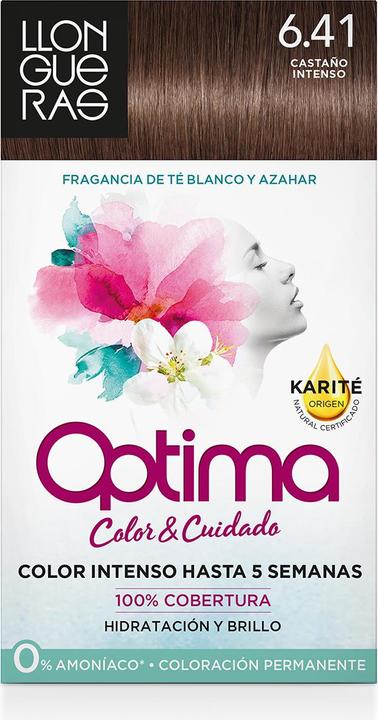 Llongueras OPTIMA couleur de cheveux #6.41-bombón chocolat (6.41)
