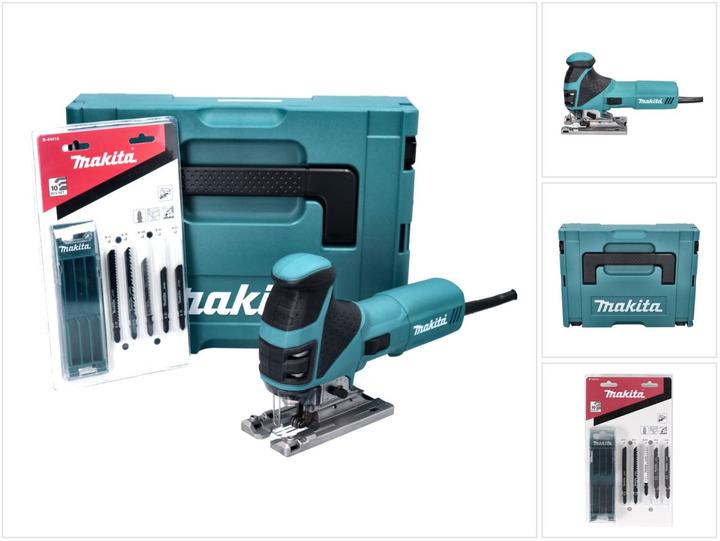 Produktbild Makita 4351 FCTJ Pendelhubstichsäge 720 W + 16x Sägeblatt + Makpac