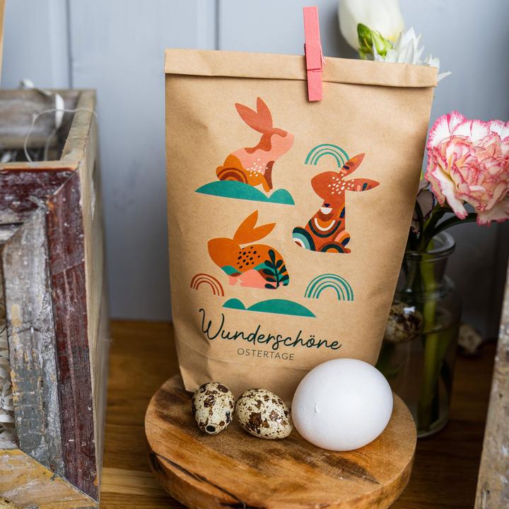 Produktbild Papierdrachen Geschenktüten zu Ostern Set 6 (Geschenktüte, 6 x)