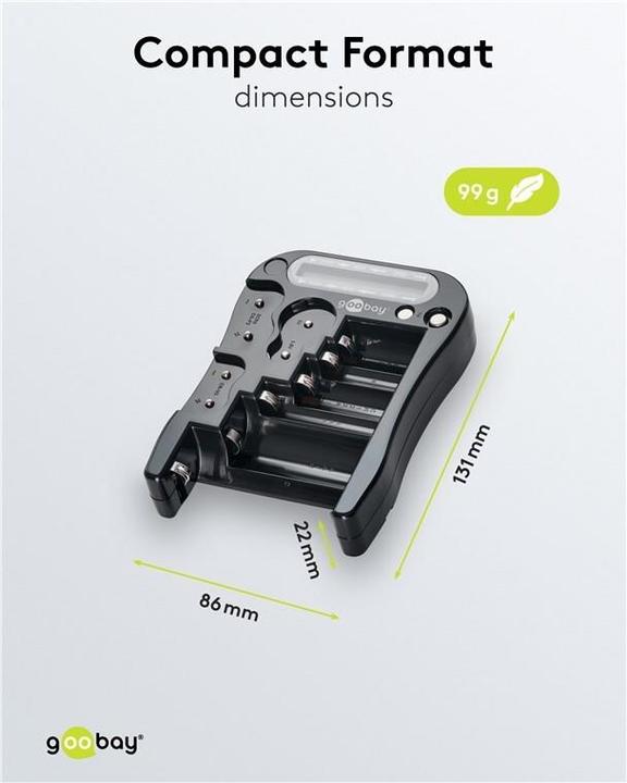 Produktbild Goobay LCD-Batterietester