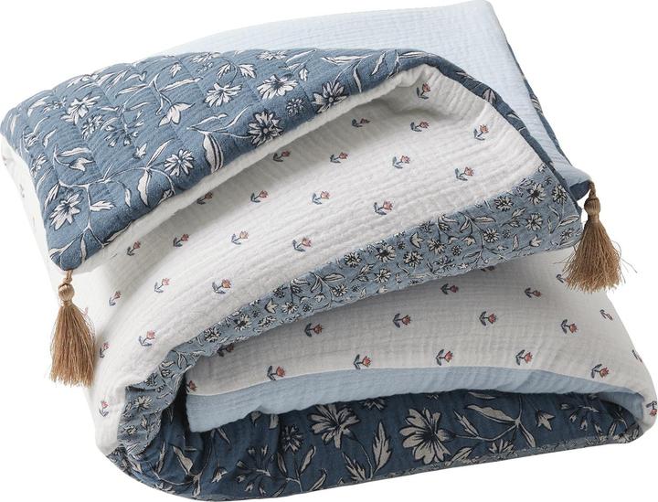 Immagine prodotto Vertbaudet Tappetino patchwork per bambini/tappetino per box INDIA FLOWER, nappe