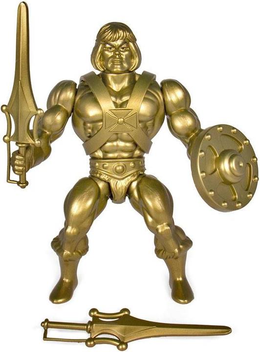 Actual product image Mattel Masters of the Universe Vintage Collection Action Figure Wave 3 Gold He-Man 14 cm