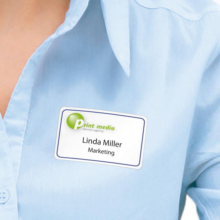 Actual product image Herma A4 removable name labels