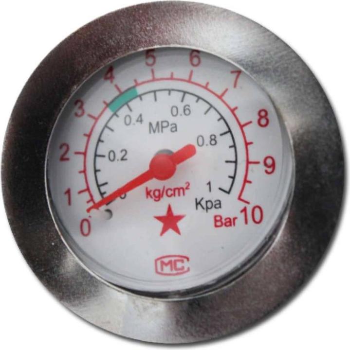 Immagine prodotto Vorel Pompa da pavimento per biciclette, con manometro da 10 bar, per aria compressa