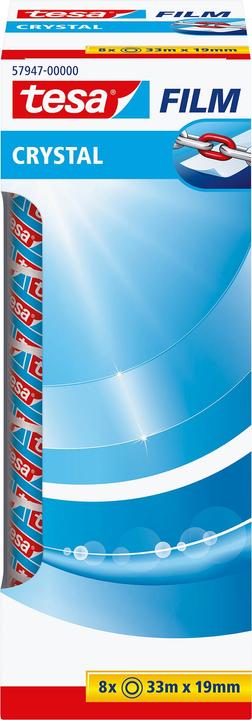 Produktbild tesa tesafilm 8x CRYSTAL Klebeband (19.19 mm)