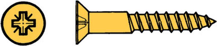 Actual product image Werkstarck Wood screws (100 Screws per piece)