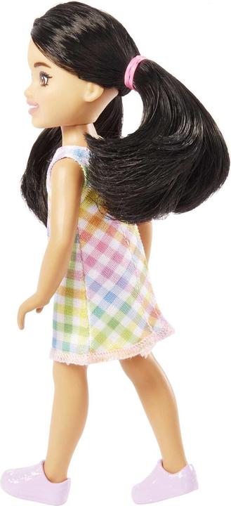 Immagine prodotto Barbie Bambola con abito a quadri e capelli neri