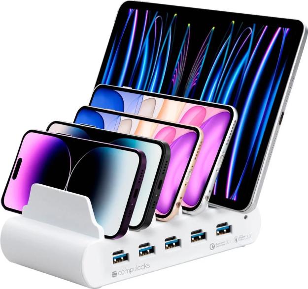 Actual product image Compulocks 5 Port USB And USB-C Multiple (150 W)