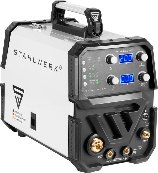 Image du produit Stahlwerk Soudeuse combinée MTM-200 ST 3-en-1 avec dévidoir de fil synergique 200 A