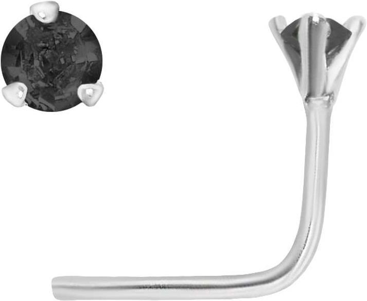 Actual product image Bijouteria Nose piercing (Silver, Zirconia)