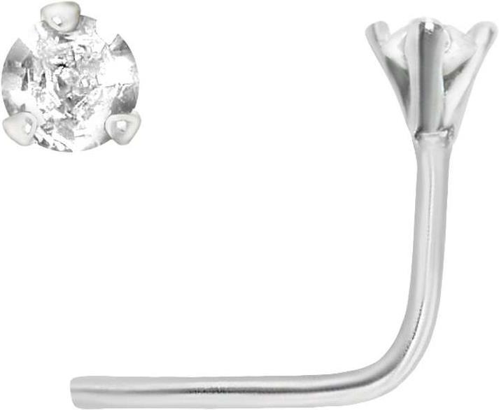 Actual product image Bijouteria Nose piercing (Silver, Zirconia)